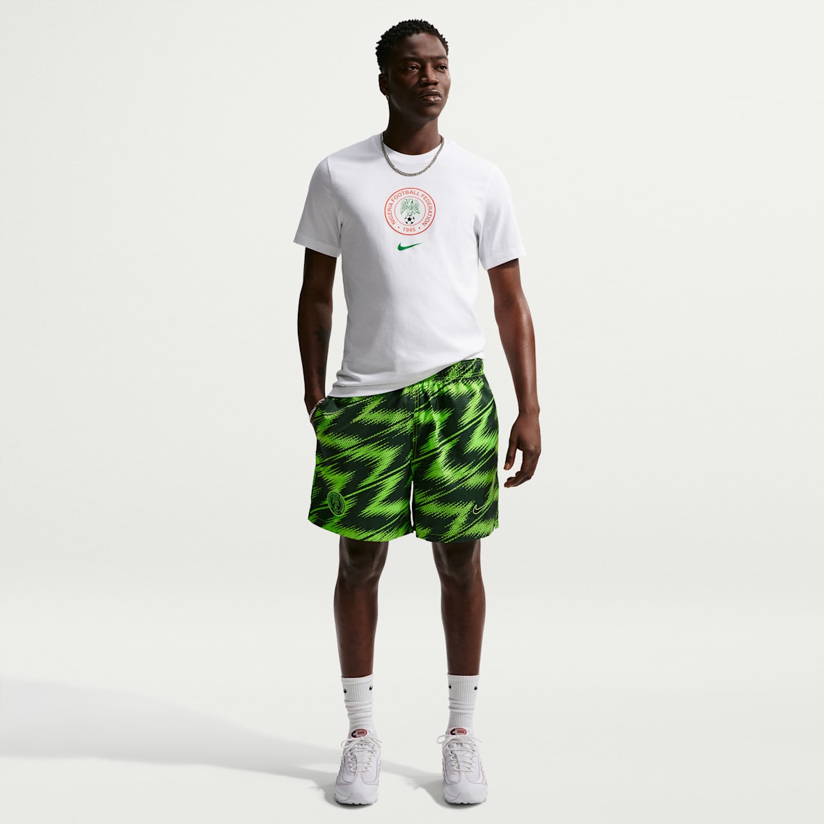 Nigeria Club Shorts de fútbol Nike Flow para hombre