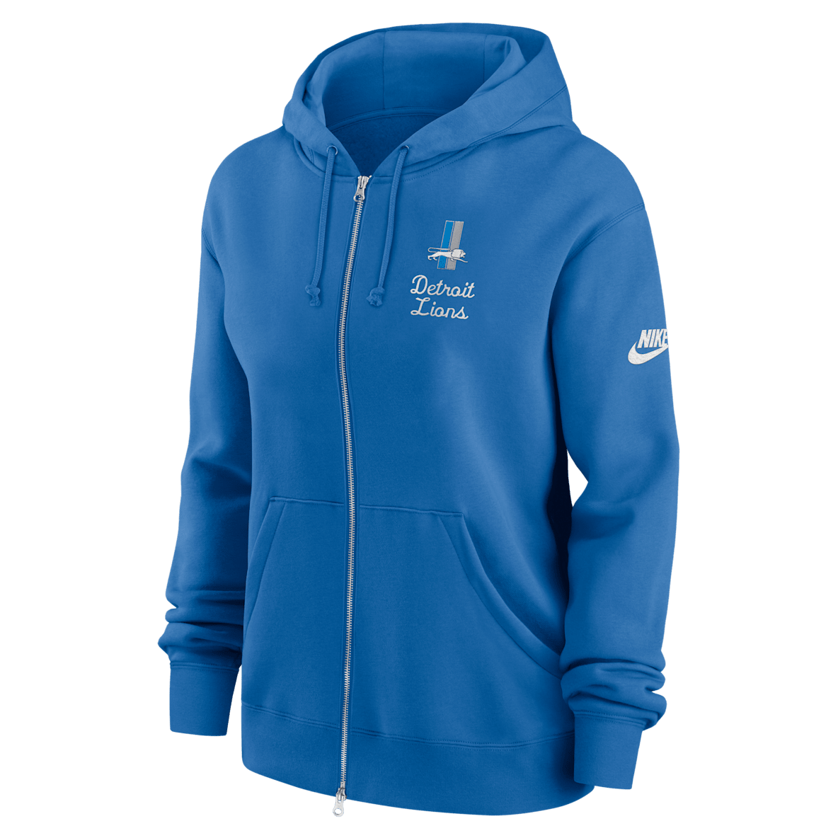 Detroit Lions Phoenix Rewind Women's Nike NFL Full-Zip Hoodie