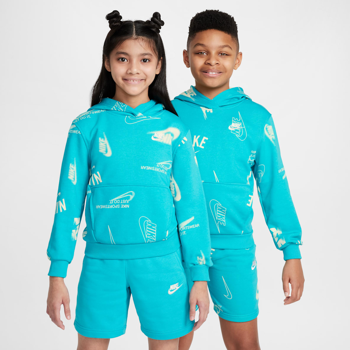 Nike Sportswear Club Nike Sportswear Club Sudadera con gorro de French Terry para niños talla grande