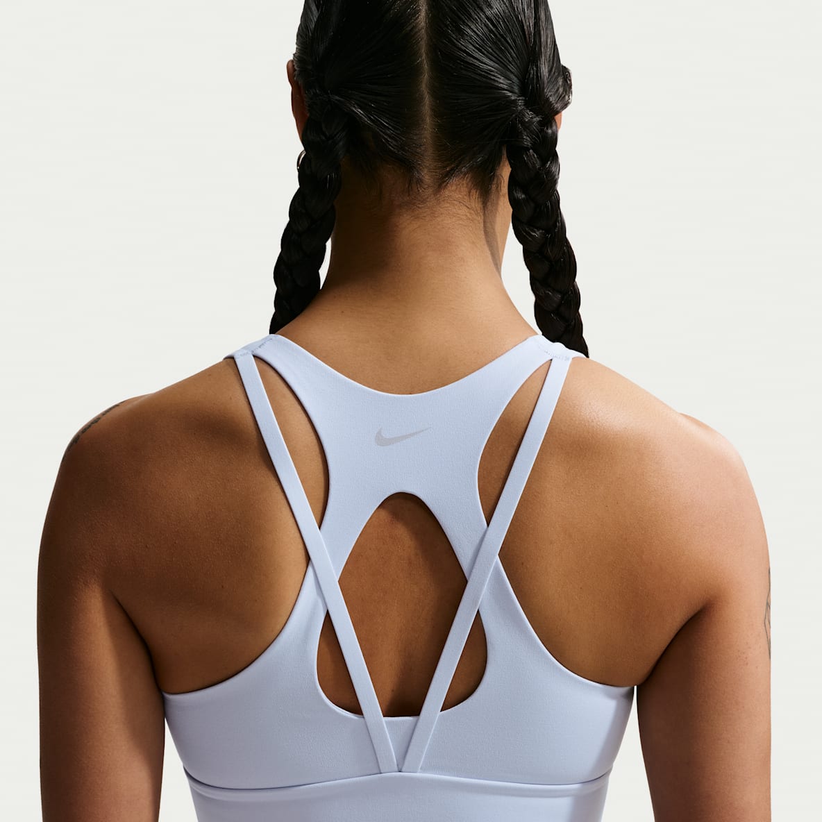 Nike Zenvy Bra deportivo de baja sujeción de talle largo con almohadillas para mujer