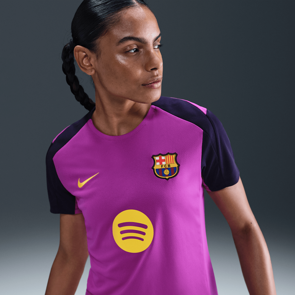 F.C. Barcelona Strike F.C. Barcelona Strike Women's Nike Dri-FIT Football Short-Sleeve Top