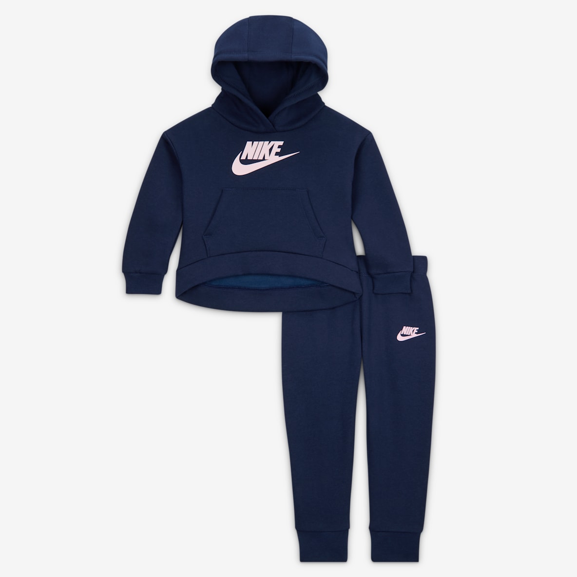 Nike Sportswear Club Fleece Souprava mikiny s kapucí a tepláků pro kojence (12–24 měsíců)