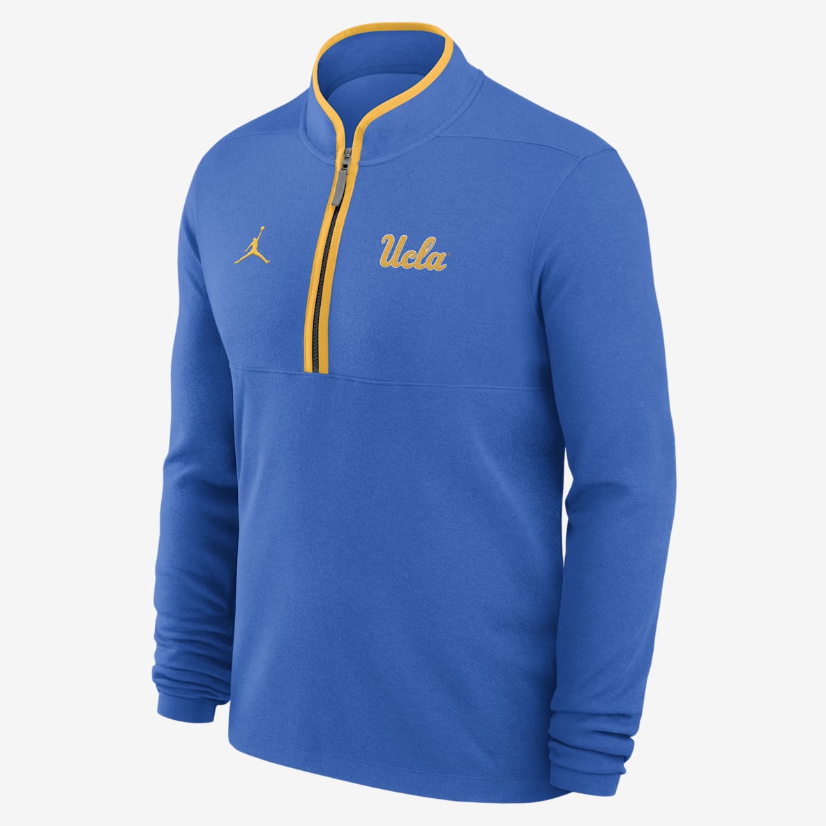 UCLA Victory Men's Jordan Brand Dri-FIT College 1/2-Zip Long-Sleeve Top