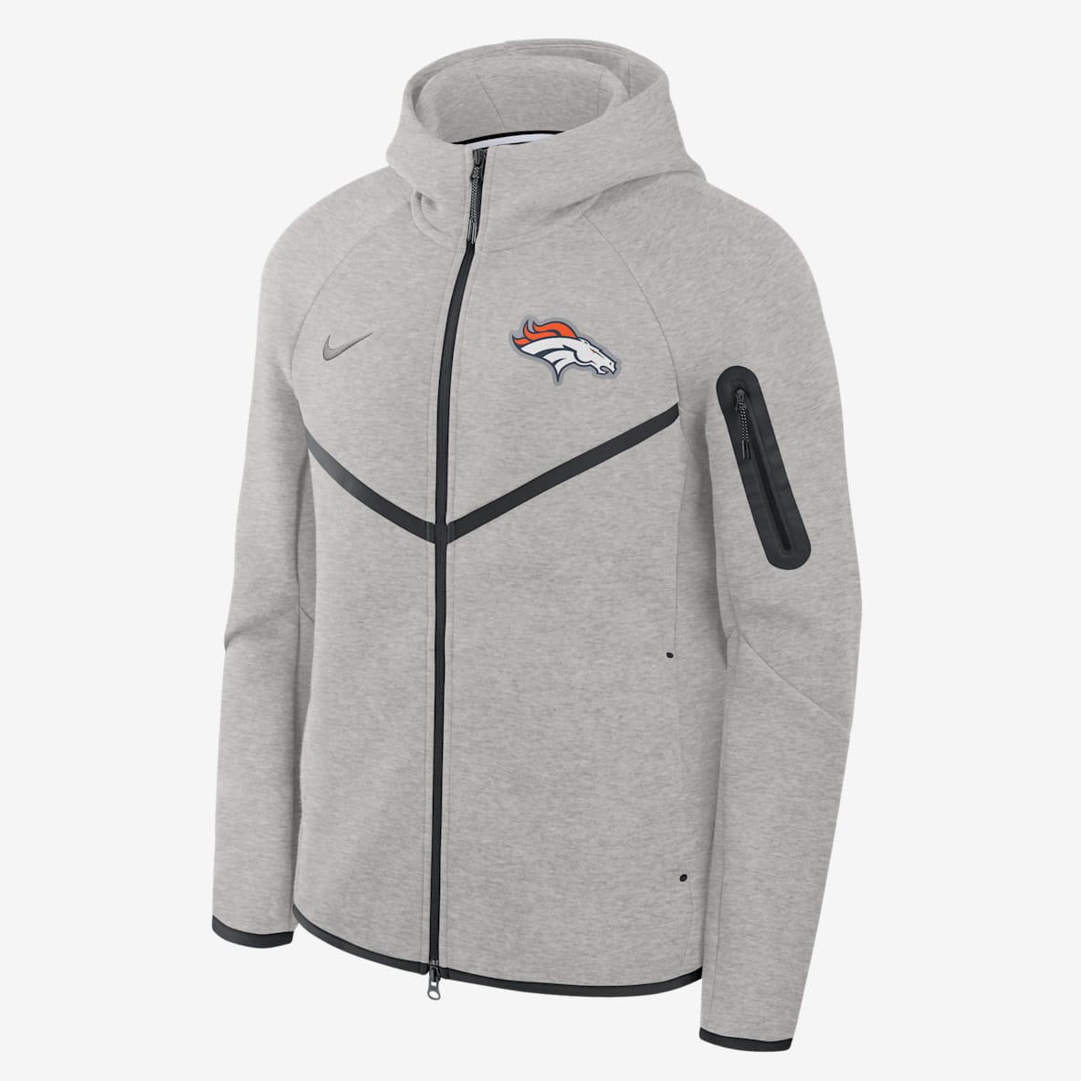 Denver Broncos Tech Fleece Windrunner Denver Broncos Tech Fleece Windrunner Men's Nike NFL Full-Zip Hooded Jacket