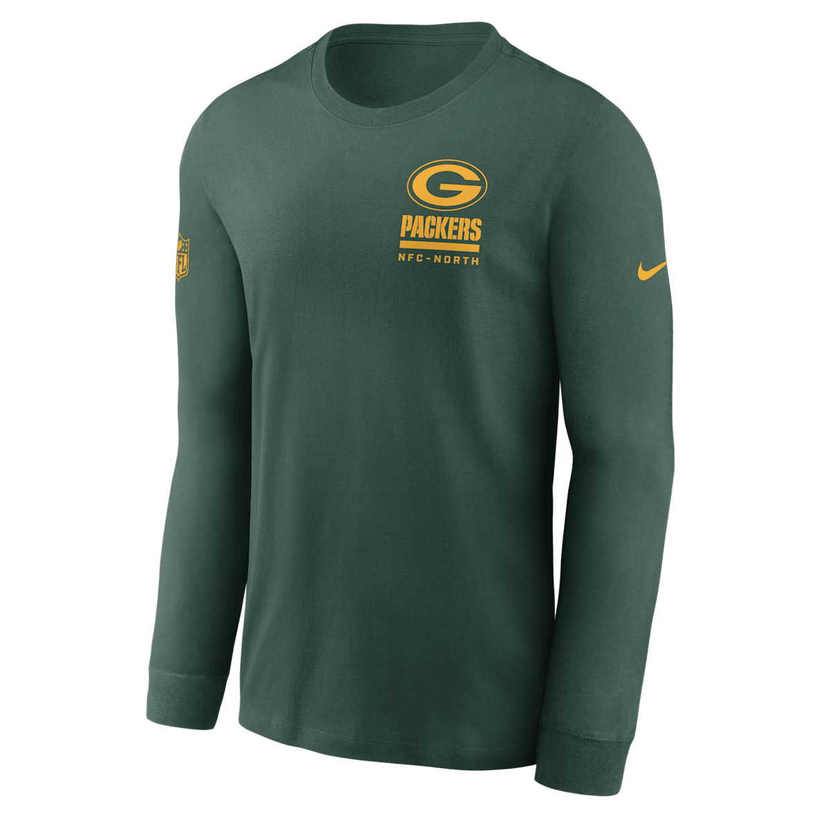 Green Bay Packers Sideline Team Issue Green Bay Packers Sideline Team Issue Men's Nike Dri-FIT NFL Long-Sleeve T-Shirt
