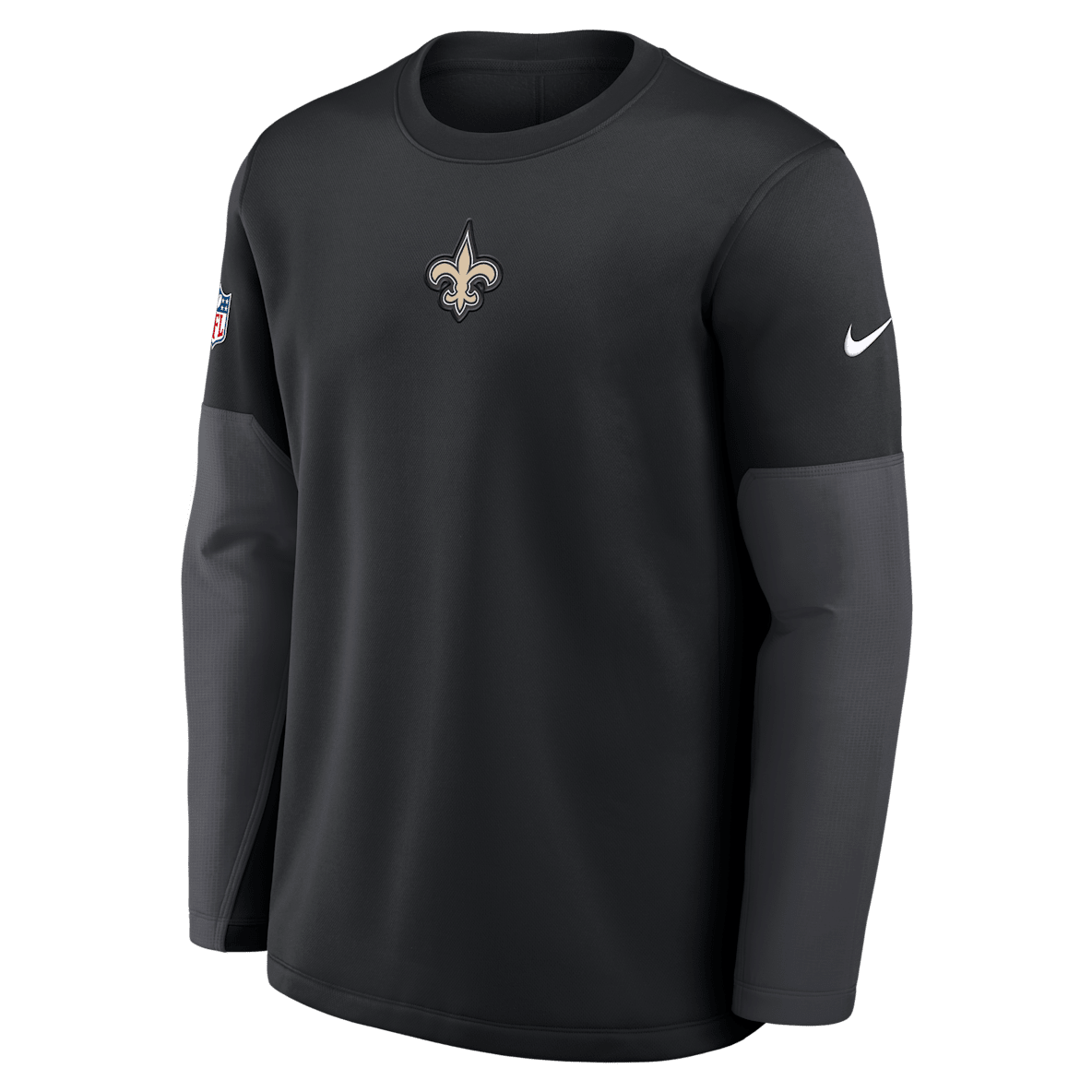 New Orleans Saints Scripted To Win Sideline Coach New Orleans Saints Scripted To Win Sideline Coach Men's Nike Therma-FIT NFL Long-Sleeve T-Shirt
