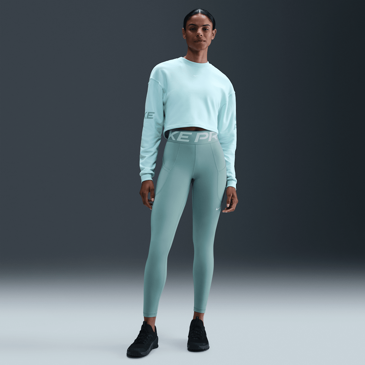 Nike Pro Sculpt Nike Pro Sculpt Leggings tiro alto de 7/8 con bolsillos para mujer