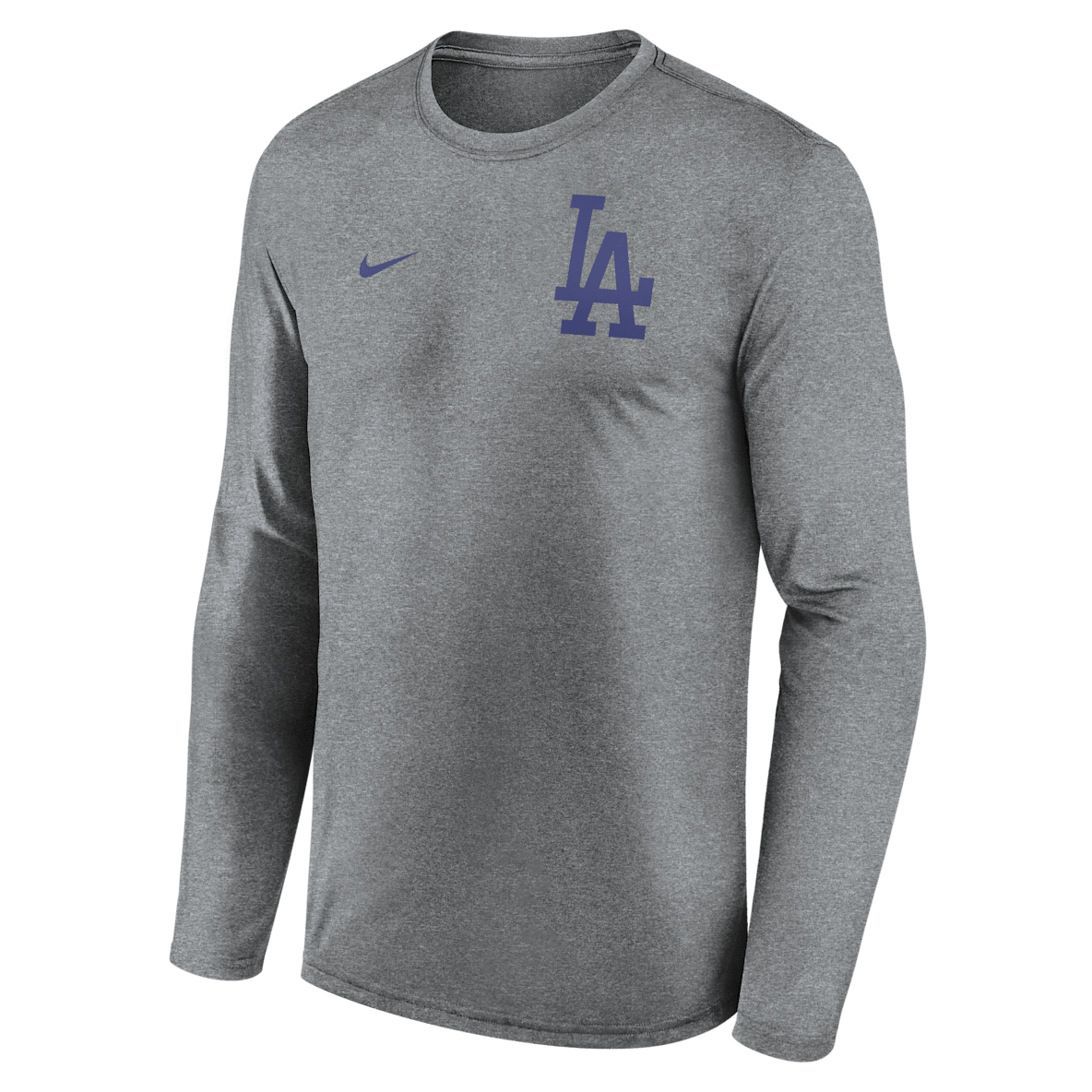 Los Angeles Dodgers 2-Hit Legend Playera de manga larga Nike Dri-FIT de la MLB para hombre