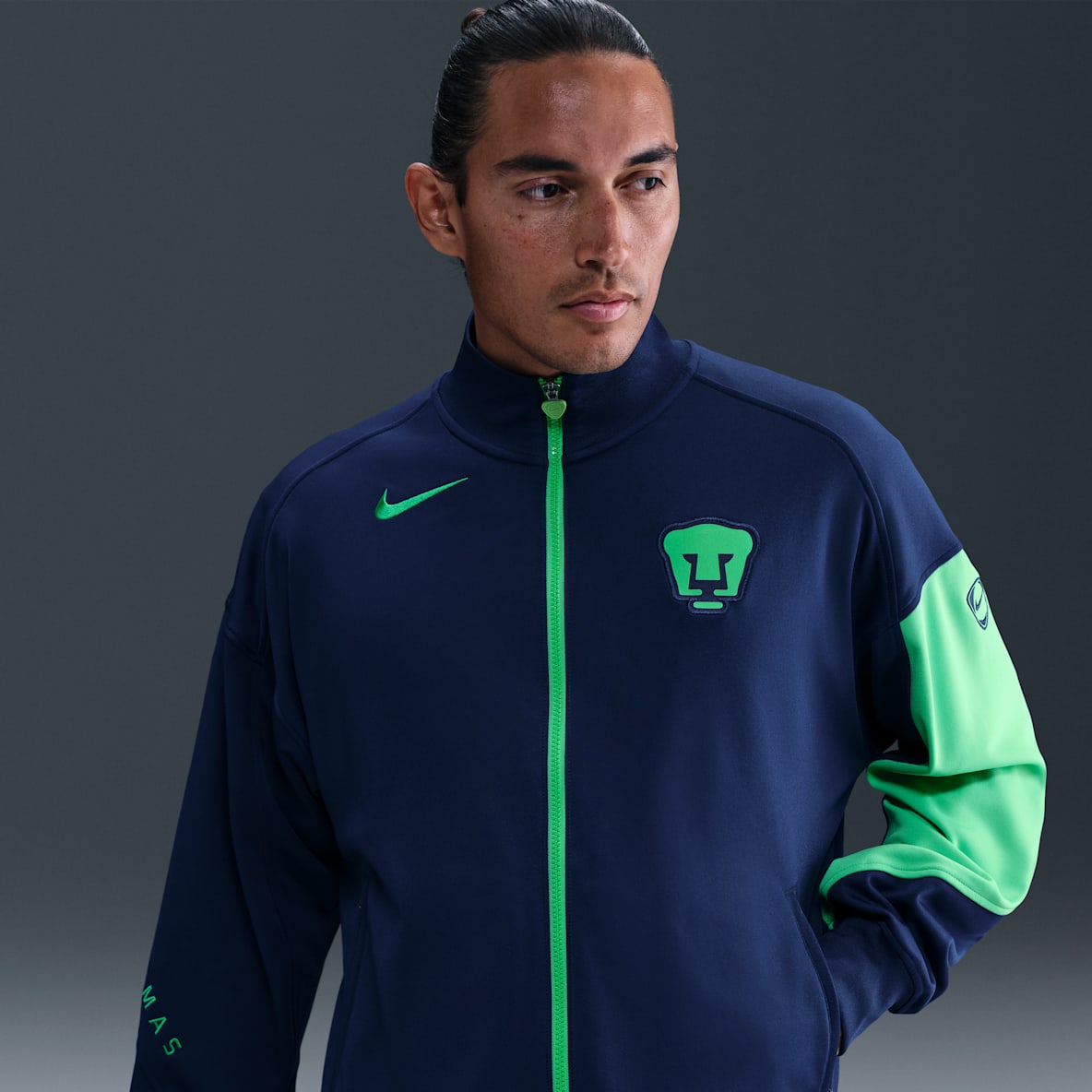 Pumas UNAM Academy Pro Third Men's Nike Dri-FIT Total 90 Soccer Anthem Jacket