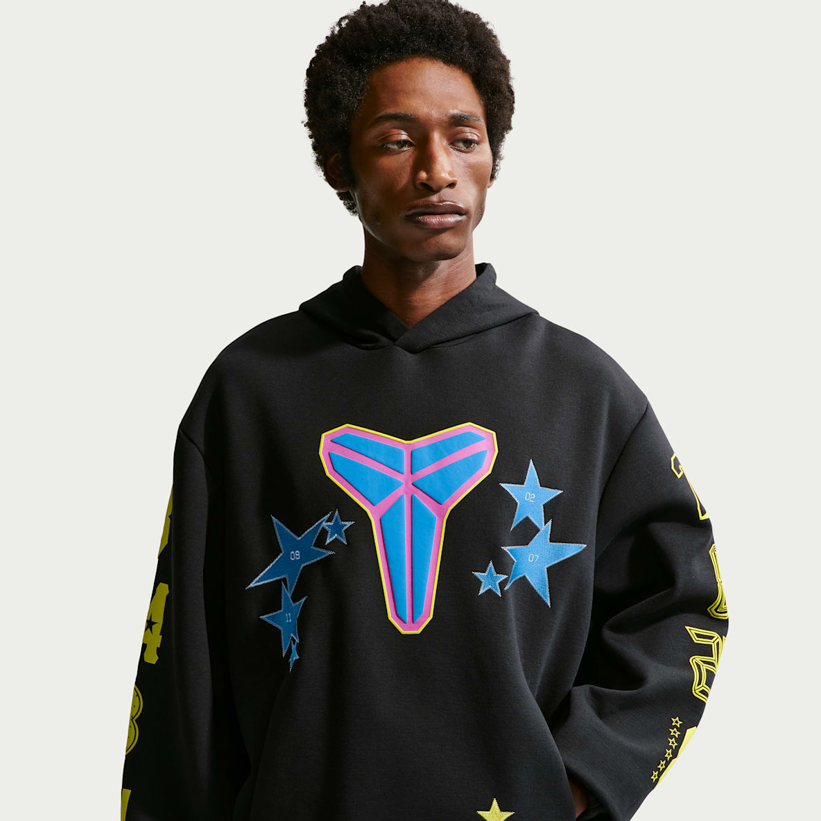 Kobe Sweat à capuche de basket en Fleece pour homme