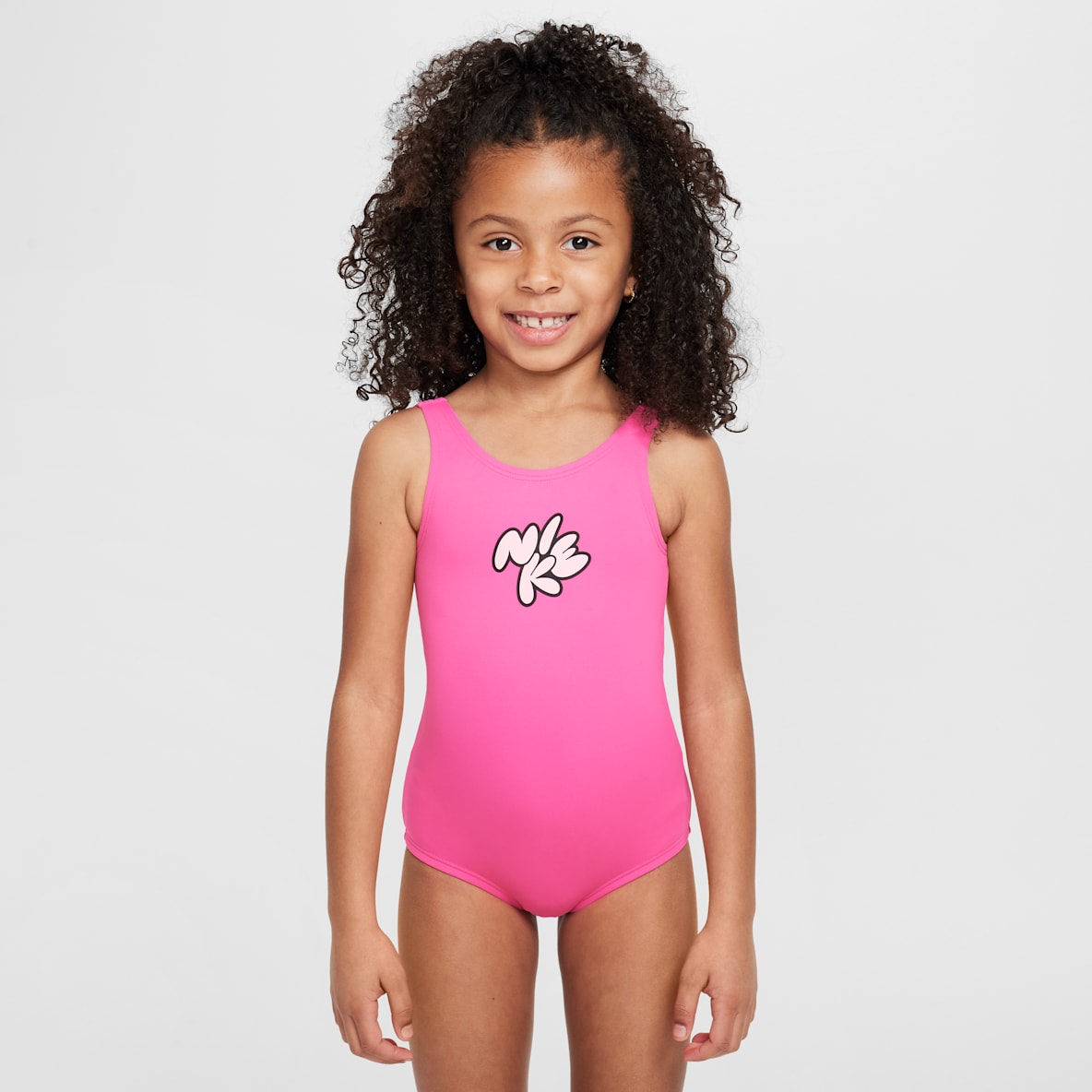Natación Nike Natación Nike Traje de baño de una pieza con diseño de espalda en U para niñas talla pequeña