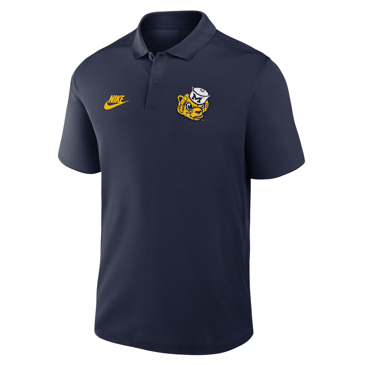 Michigan Primetime Victory Legacy Vault Logo Michigan Primetime Victory Legacy Vault Logo Men's Nike Dri-FIT College Polo