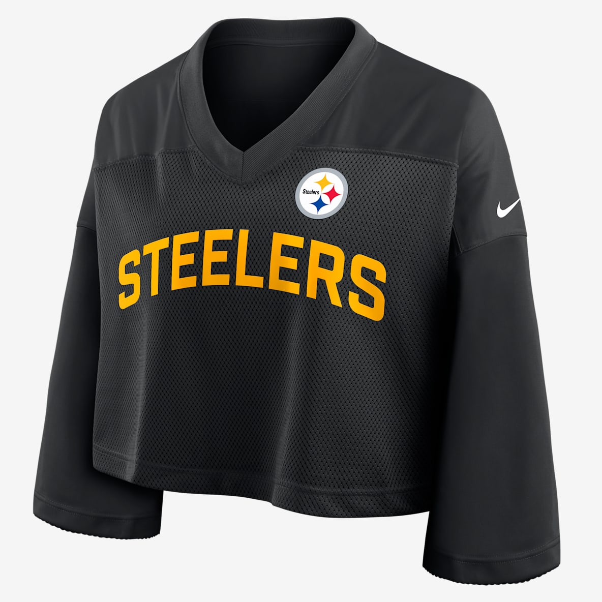 Pittsburgh Steelers Wide Receiver Jersey Fashion Pittsburgh Steelers Wide Receiver Jersey Fashion Top cropped Nike Dri-FIT de la NFL para mujer