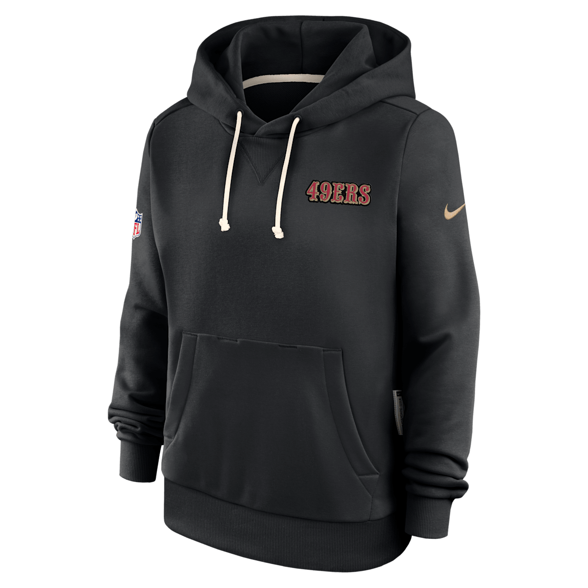 San Francisco 49ers Rivalries Collection Sideline San Francisco 49ers Rivalries Collection Sideline Sudadera con gorro sin cierre Nike Dri-FIT de la NFL para mujer