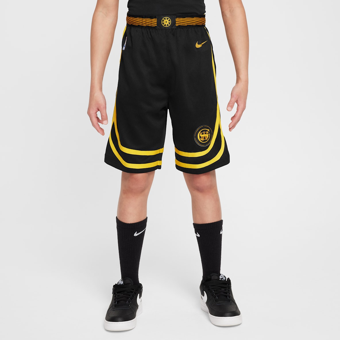 Golden State Warriors 2023/24 City Edition Golden State Warriors 2023/24 City Edition Short Nike Dri-FIT NBA Swingman pour ado
