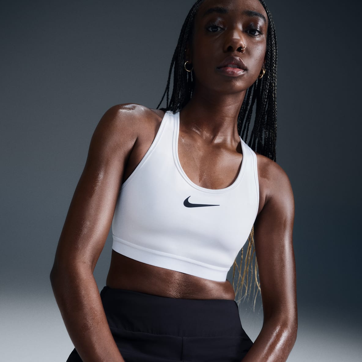 Nike Swoosh High Support Nike Swoosh High Support Women's Non-Padded Adjustable Sports Bra