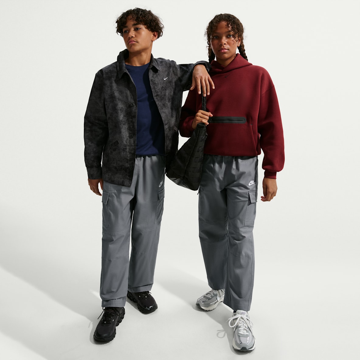 Nike Sportswear Club Vävda cargobyxor för ungdom