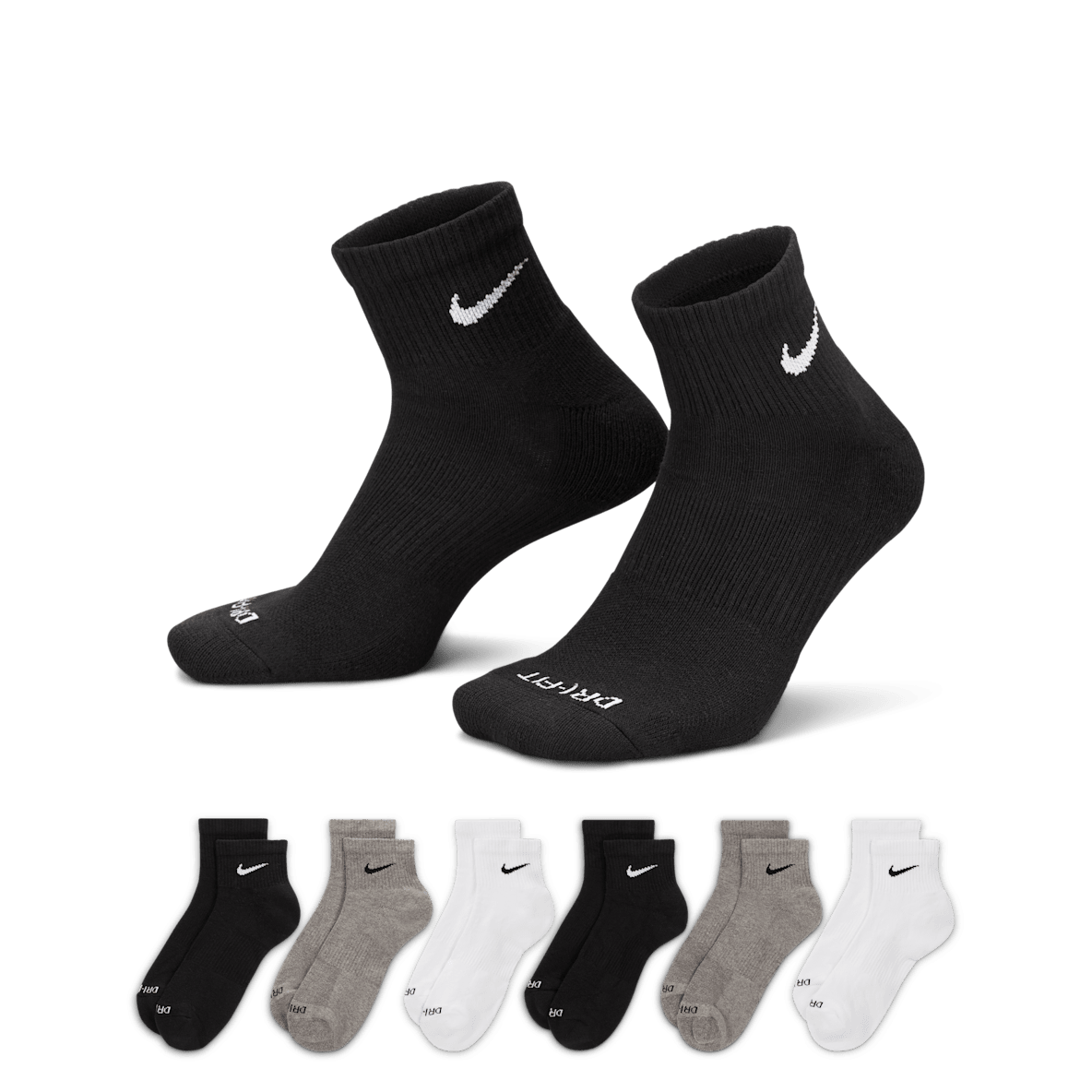 Nike Everyday Plus Cushioned Nike Everyday Plus Cushioned Training Ankle Socks (6 Pairs)