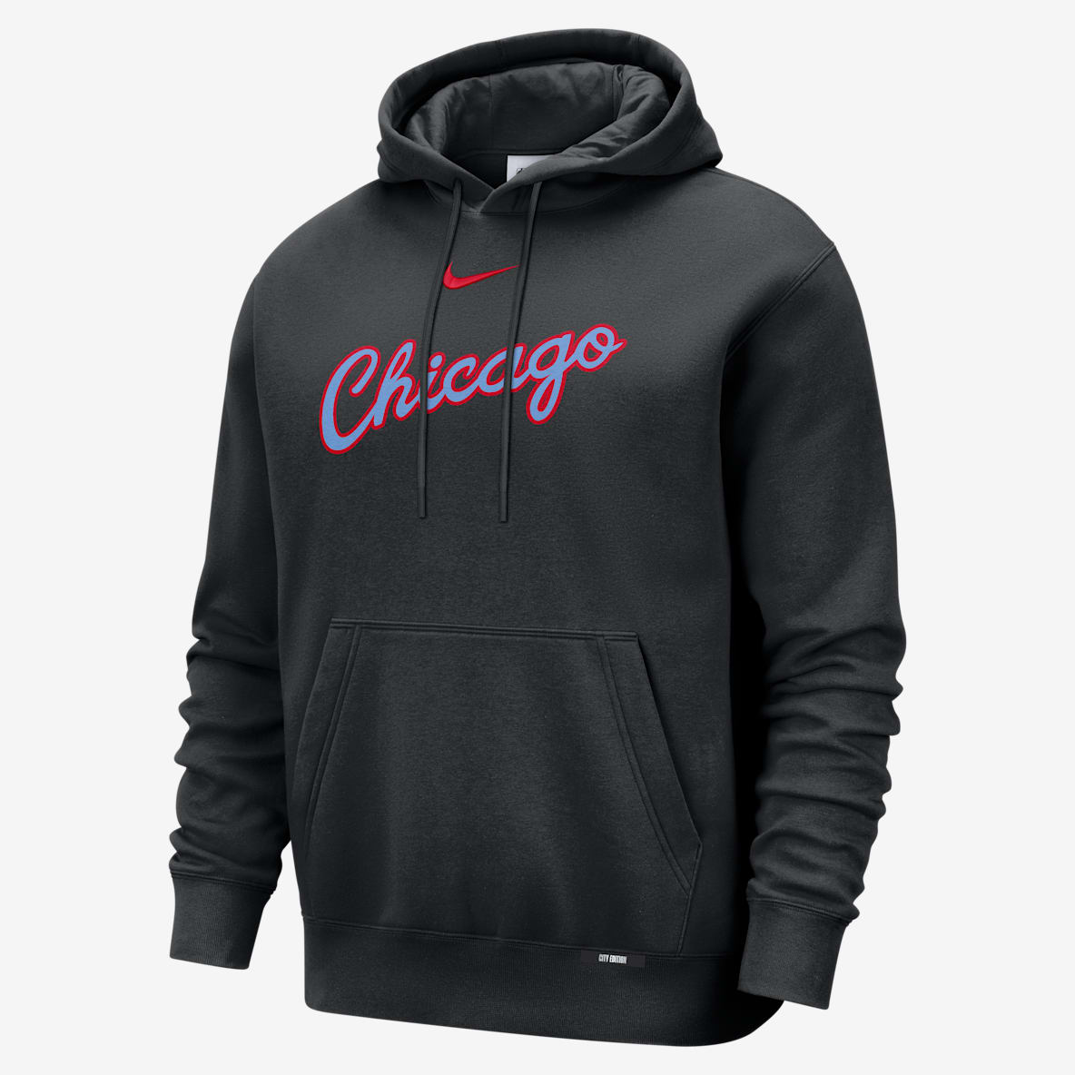 Chicago Bulls City Edition Men's Nike Basketball Club Pull-Over Hoodie