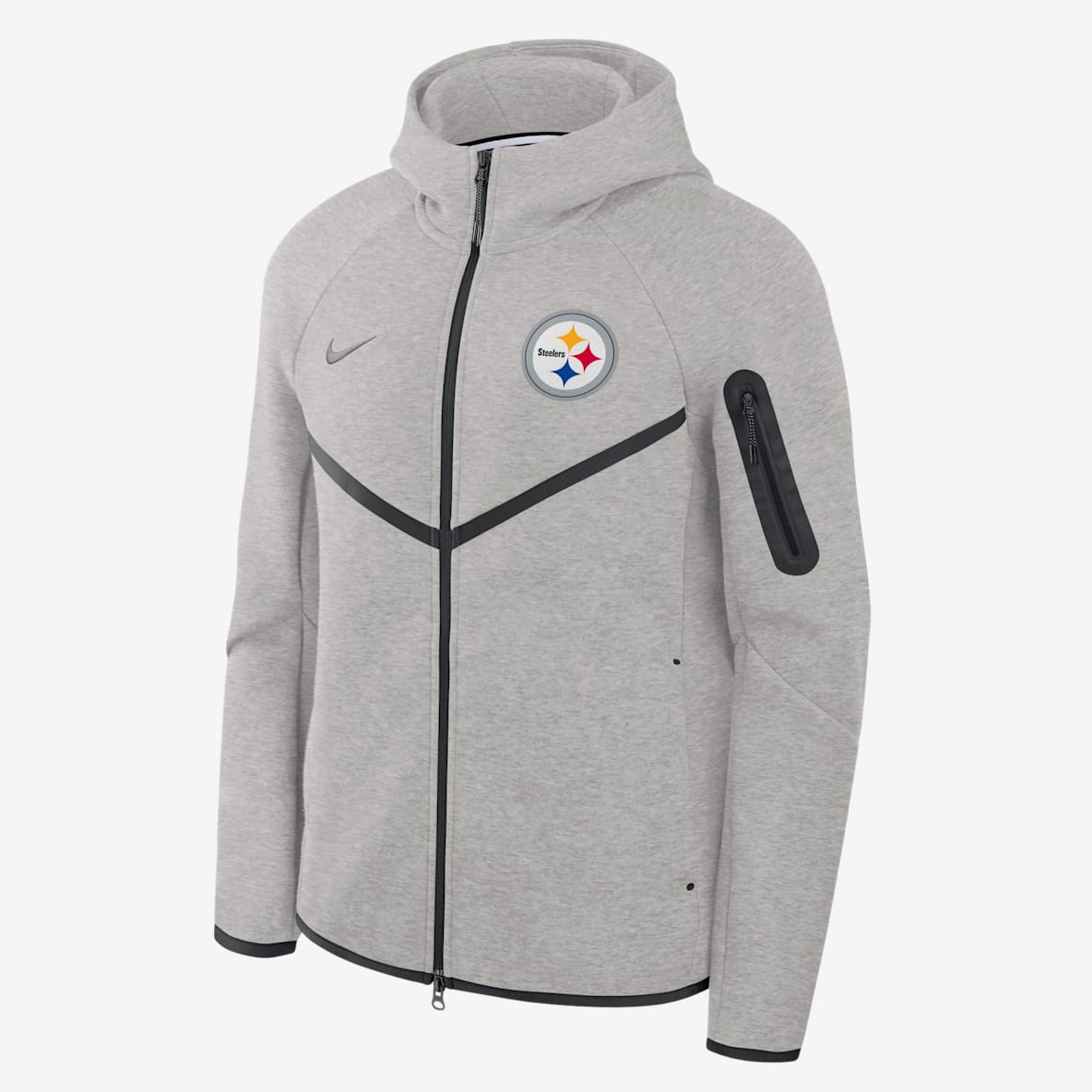 Pittsburgh Steelers Tech Fleece Windrunner Pittsburgh Steelers Tech Fleece Windrunner Men's Nike NFL Full-Zip Hooded Jacket