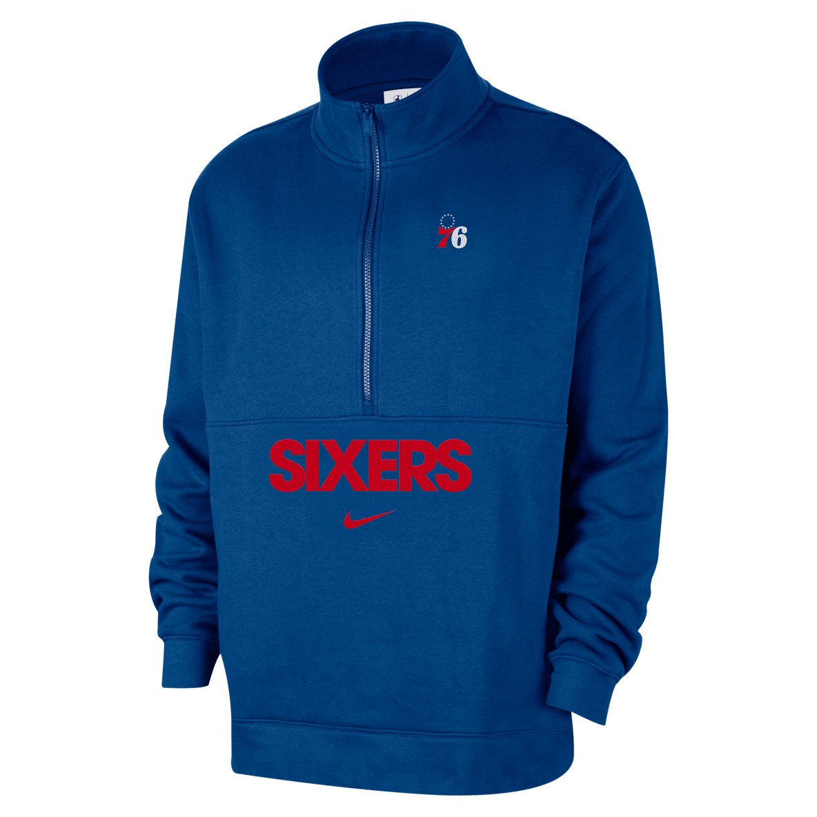 Philadelphia 76ers Club Courtside Philadelphia 76ers Club Courtside Men's Nike NBA 1/2-Zip Top