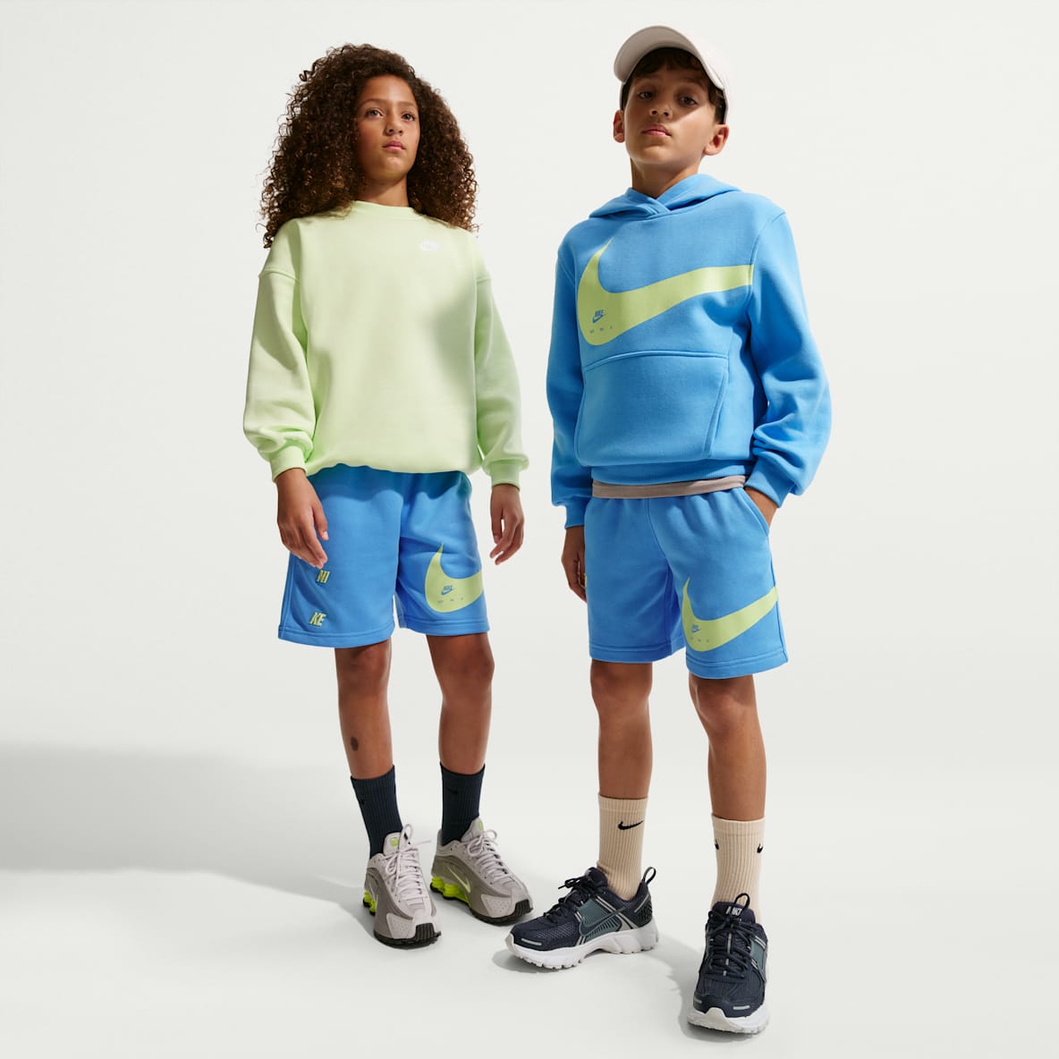Nike Sportswear Club Big Kids' French Terry Shorts