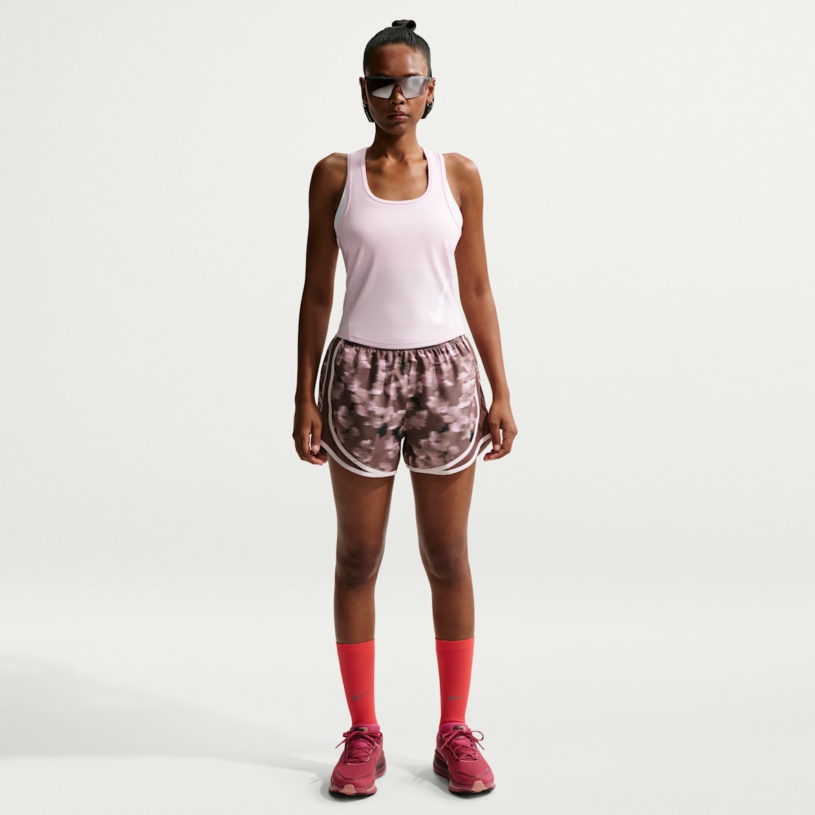 Nike Tempo Women's Mid-Rise 3" Brief-Lined Printed Running Shorts