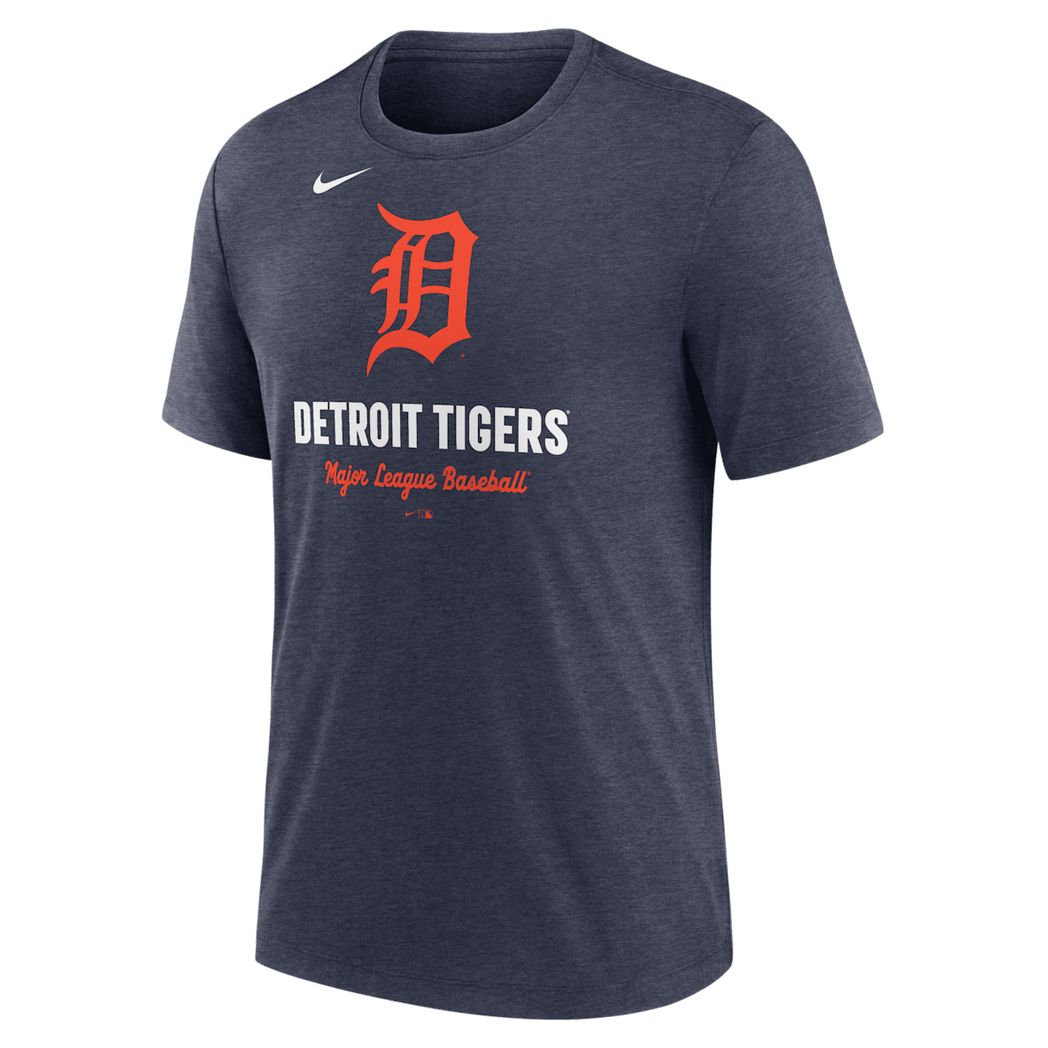 Detroit Tigers Logo Detroit Tigers Logo Playera Nike de la MLB para hombre
