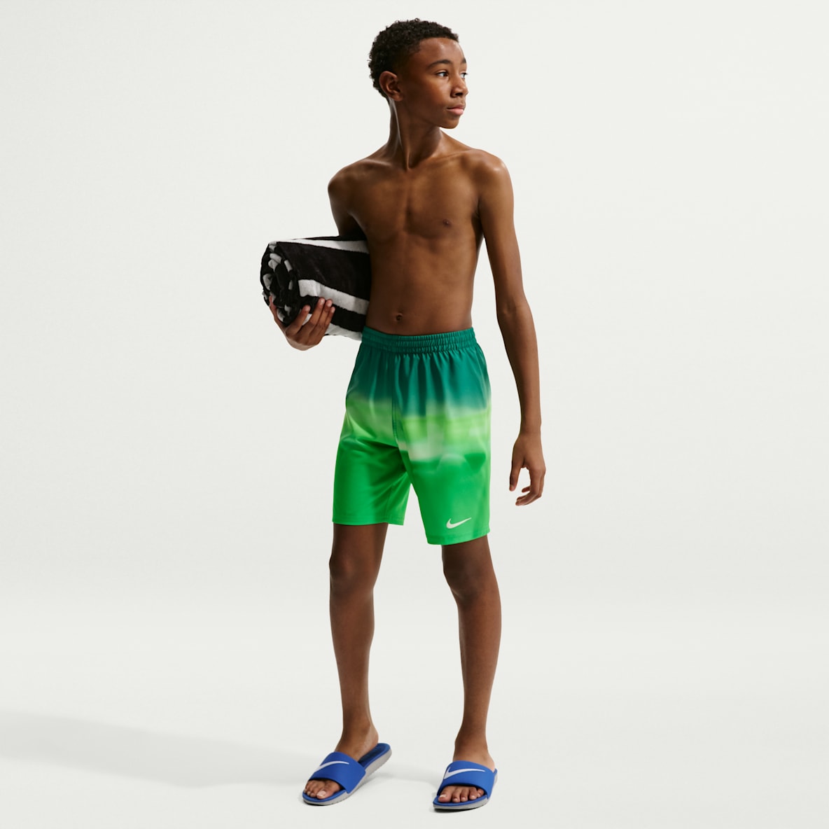 Nike Swim Breaker Big Kids' (Boys') 7" Brief-Lined Volley Short