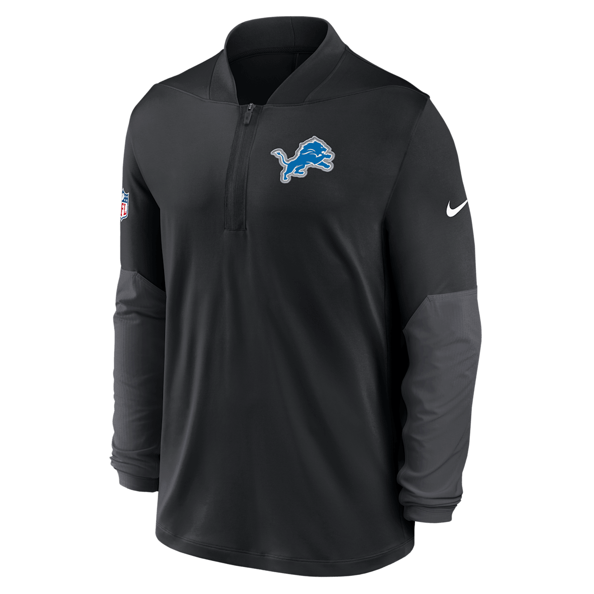 Detroit Lions Feel The Pressure Detroit Lions Feel The Pressure Men's Nike Dri-FIT NFL 1/2-Zip Top