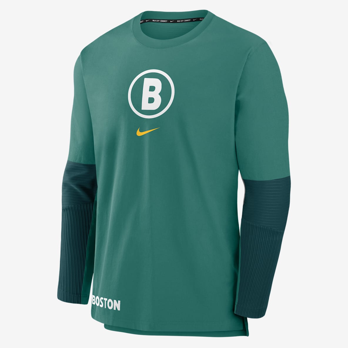 Boston Red Sox Authentic Collection City Connect Player Boston Red Sox Authentic Collection City Connect Player Chamarra sin cierre Nike Dri-FIT de la MLB para hombre