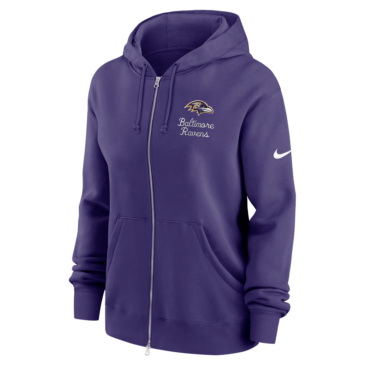 Baltimore Ravens Phoenix Rewind Baltimore Ravens Phoenix Rewind Women's Nike NFL Full-Zip Hoodie