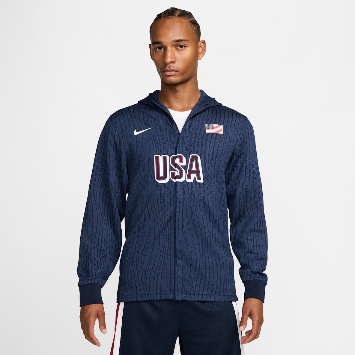 USA USA Men's Nike Dri-FIT ADV Basketball Game Jacket