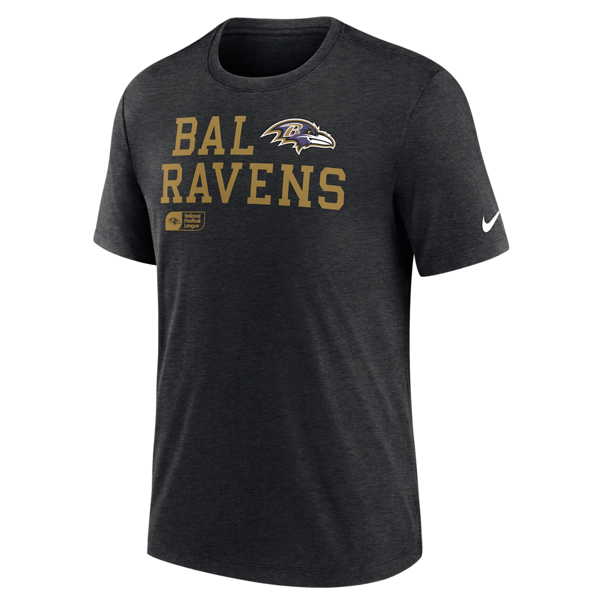 Baltimore Ravens Overlap Lockup Baltimore Ravens Overlap Lockup Men's Nike NFL T-Shirt