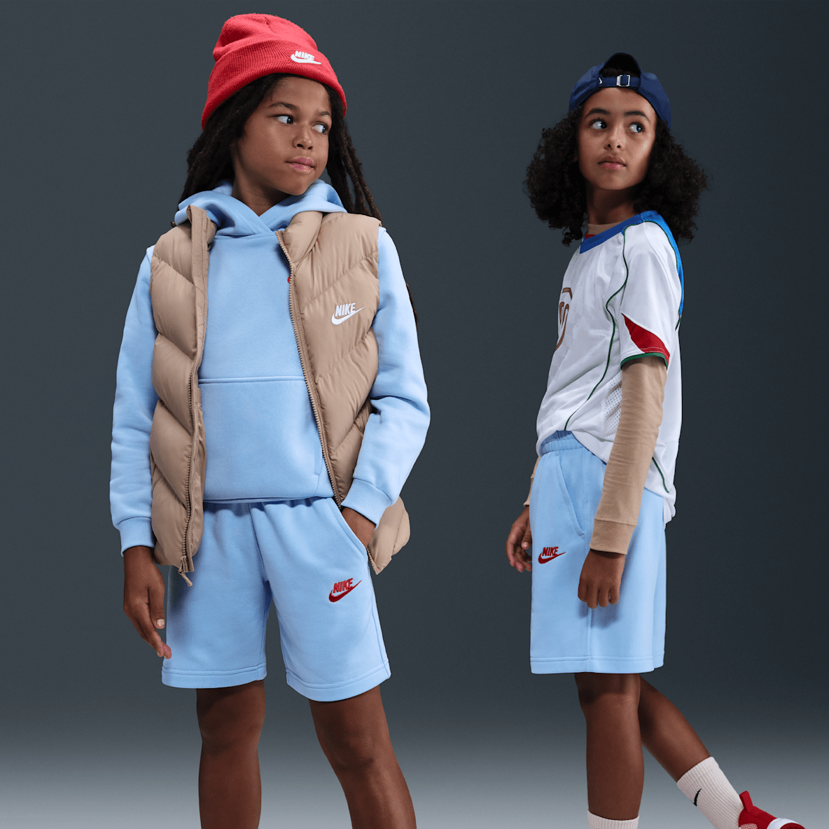 Nike Sportswear Club Fleece Nike Sportswear Club Fleece Shorts de French Terry para niños talla grande