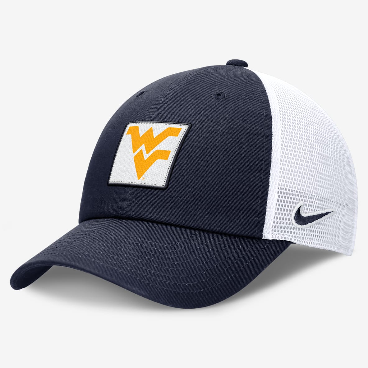 West Virginia Mountaineers Primetime Club West Virginia Mountaineers Primetime Club Men's Nike College Trucker Adjustable Hat