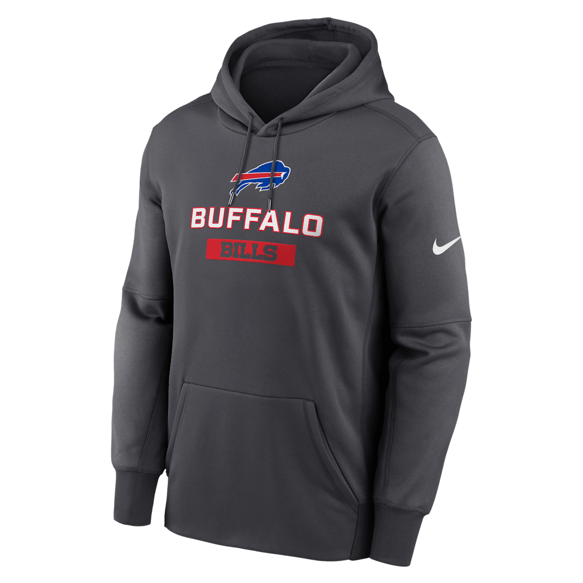 Buffalo Bills Toss Sweep Buffalo Bills Toss Sweep Men’s Nike Therma NFL Pullover Hoodie