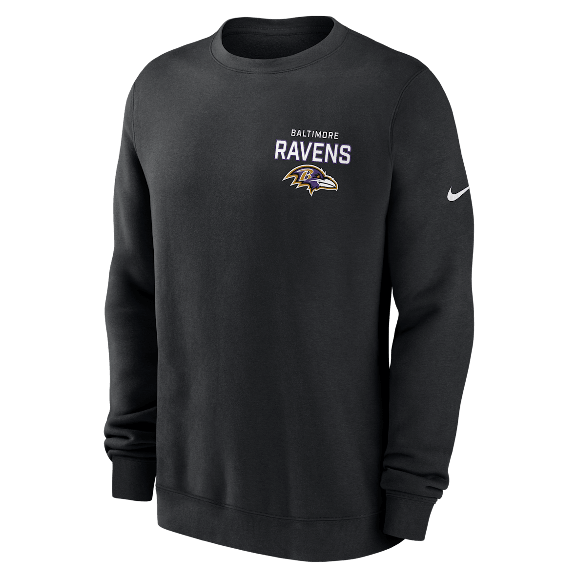 Baltimore Ravens Draw Block Club Baltimore Ravens Draw Block Club Men's Nike NFL Pullover Crew