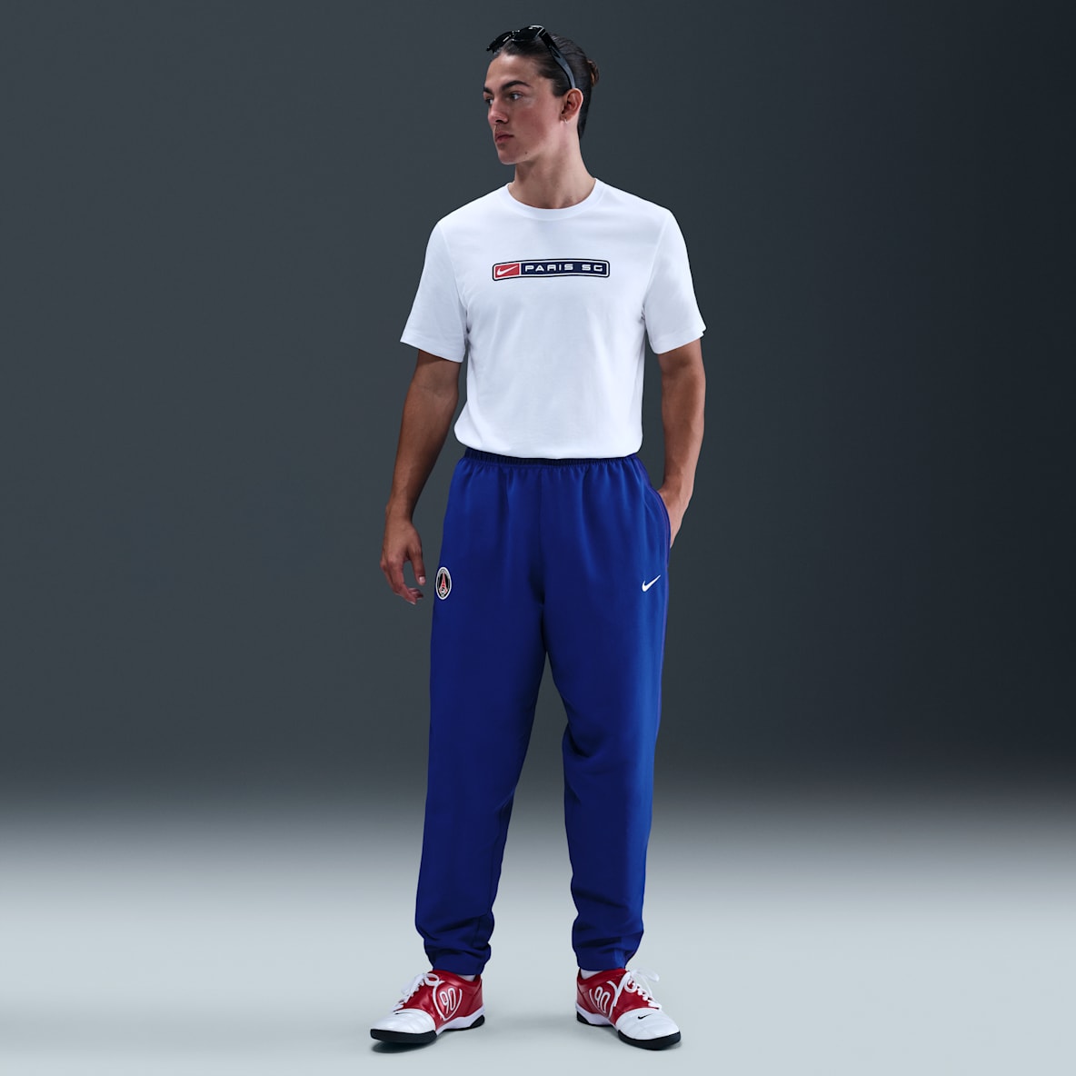 Paris Saint-Germain 2004 Total 90 Reissue Paris Saint-Germain 2004 Total 90 Reissue Men's Nike Football Replica Tracksuit Bottoms