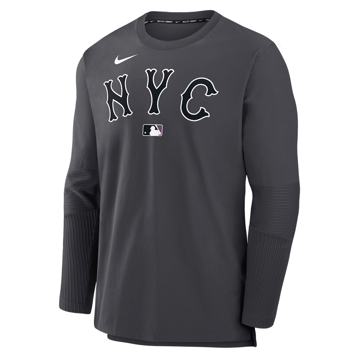 New York Mets Authentic Collection City Connect Player New York Mets Authentic Collection City Connect Player Men's Nike Dri-FIT MLB Pullover Jacket