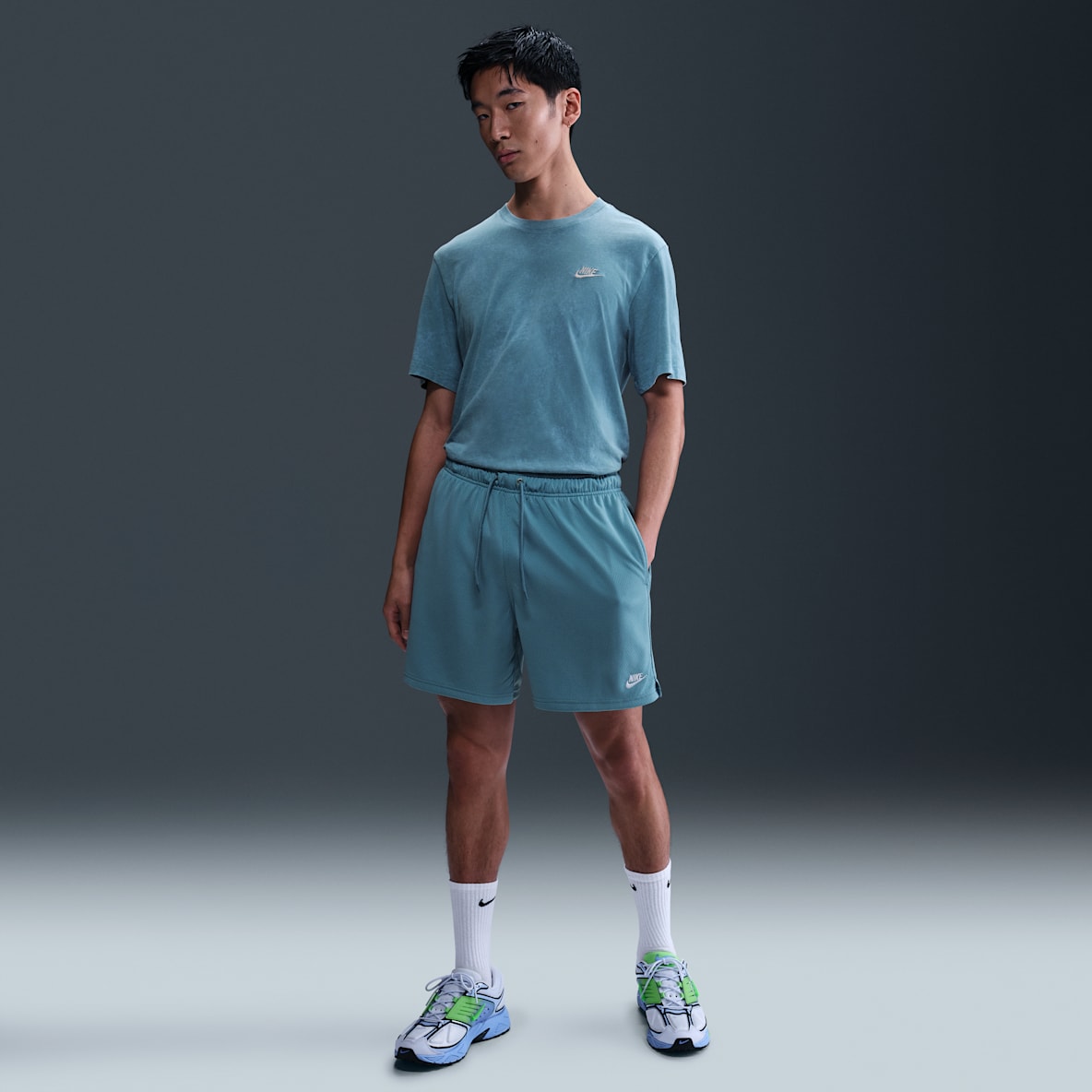 ナイキ クラブ メンズ メッシュ フロー ショートパンツ