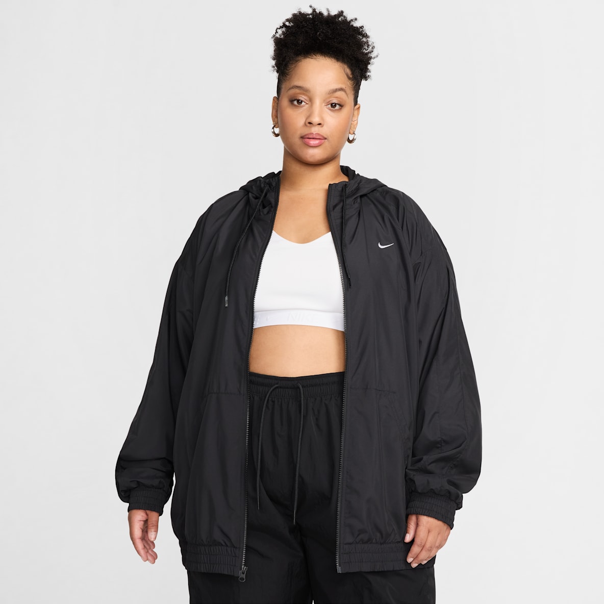 Nike Sportswear Classic Wovens Nike Sportswear Classic Wovens Women's Loose UV Hooded Jacket (Plus Size)