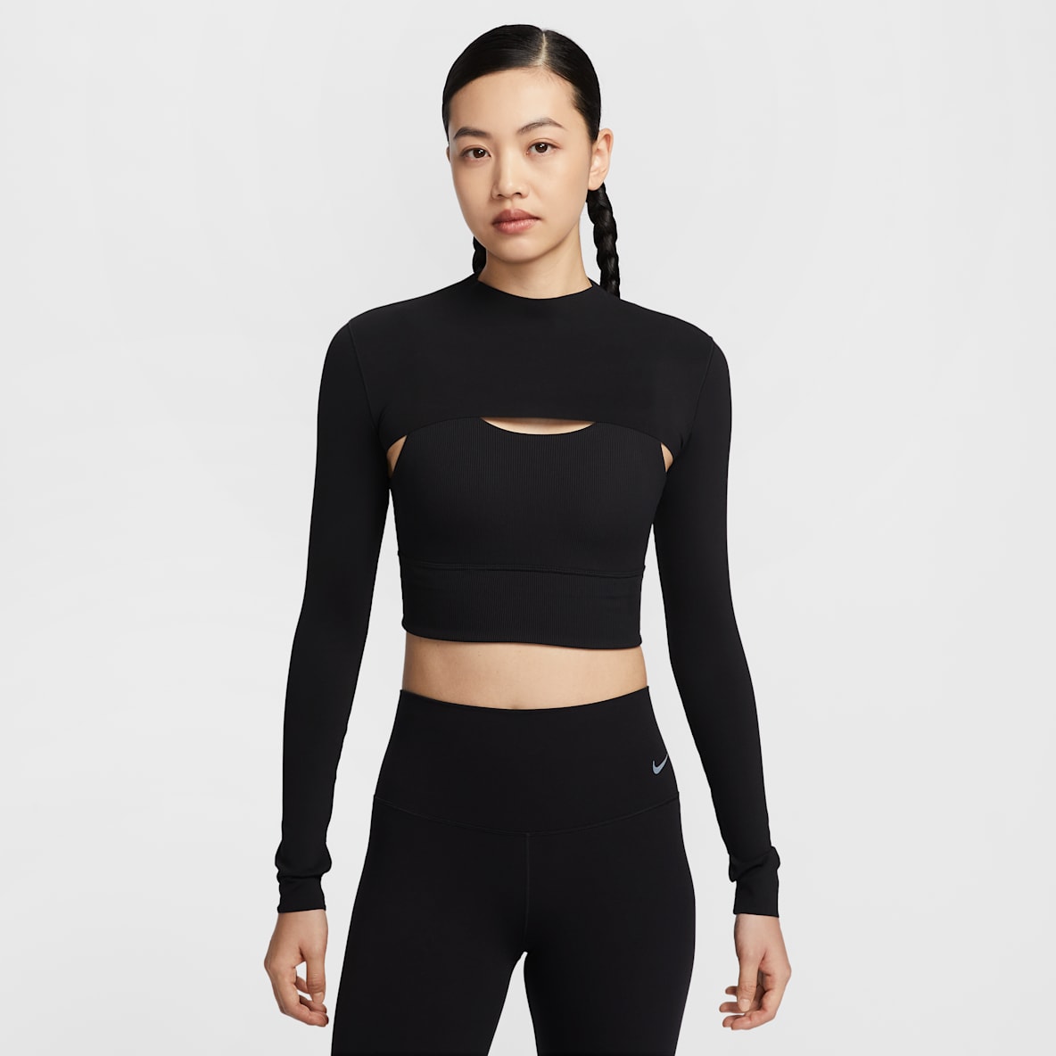 Nike Zenvy Women's Dri-FIT Long-Sleeve Shrug Top