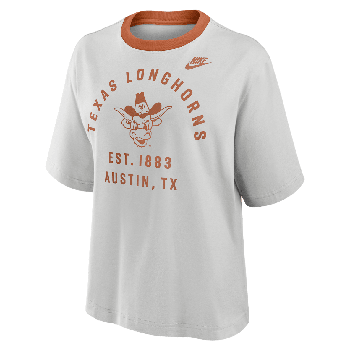 Texas Legacy Arch Script Boxy Texas Legacy Arch Script Boxy Women's Nike College T-Shirt