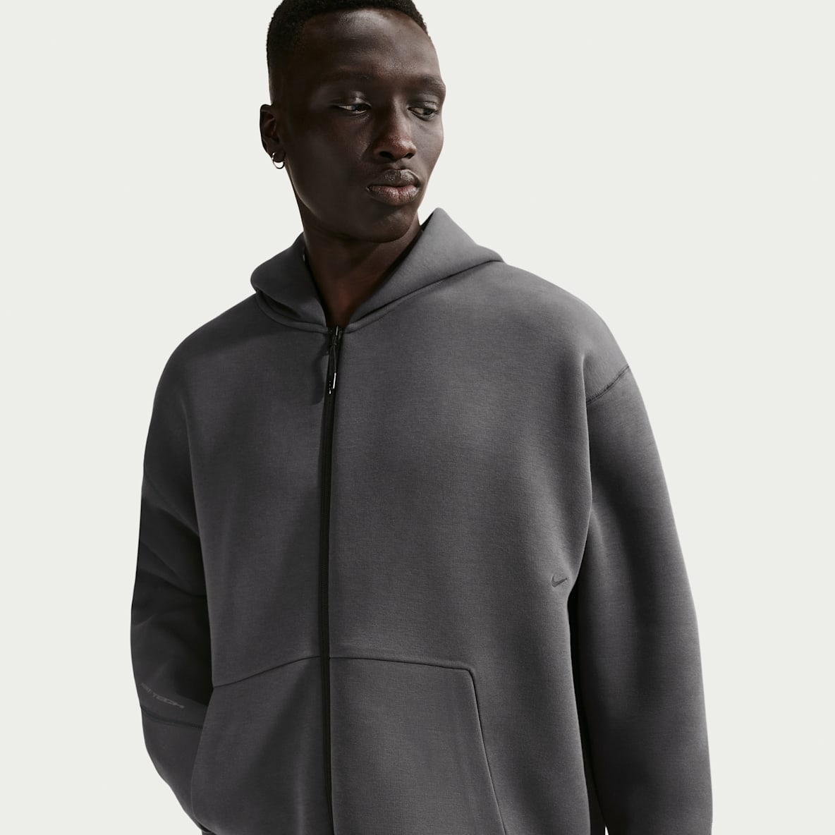 Nike Tech Fleecehoodie met rits voor heren
