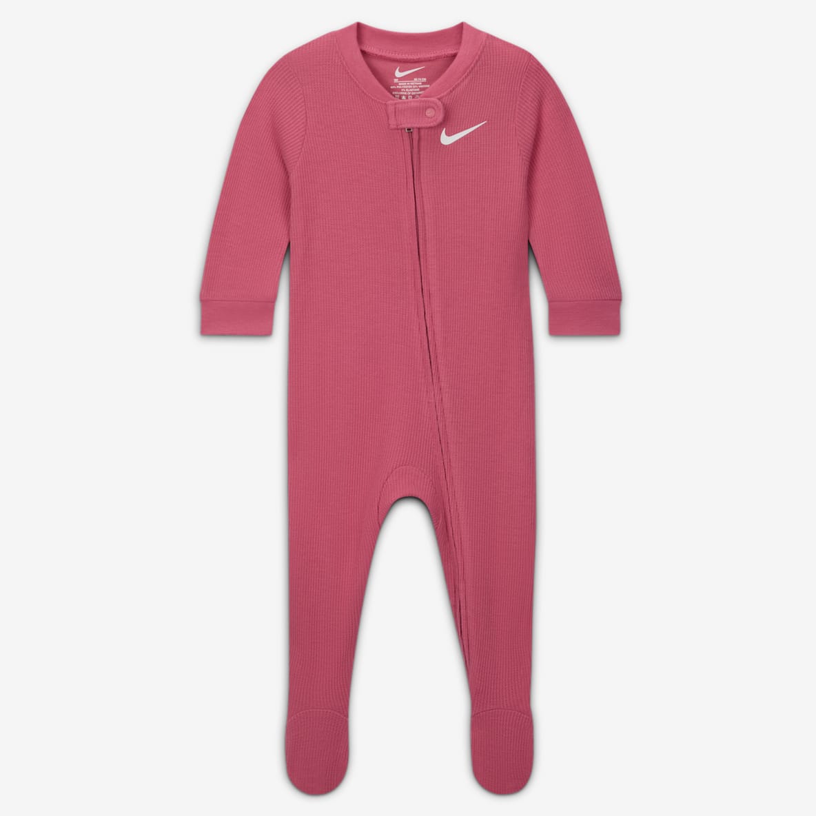 Nike Baby Viscose Waffle Knit Footed Coverall