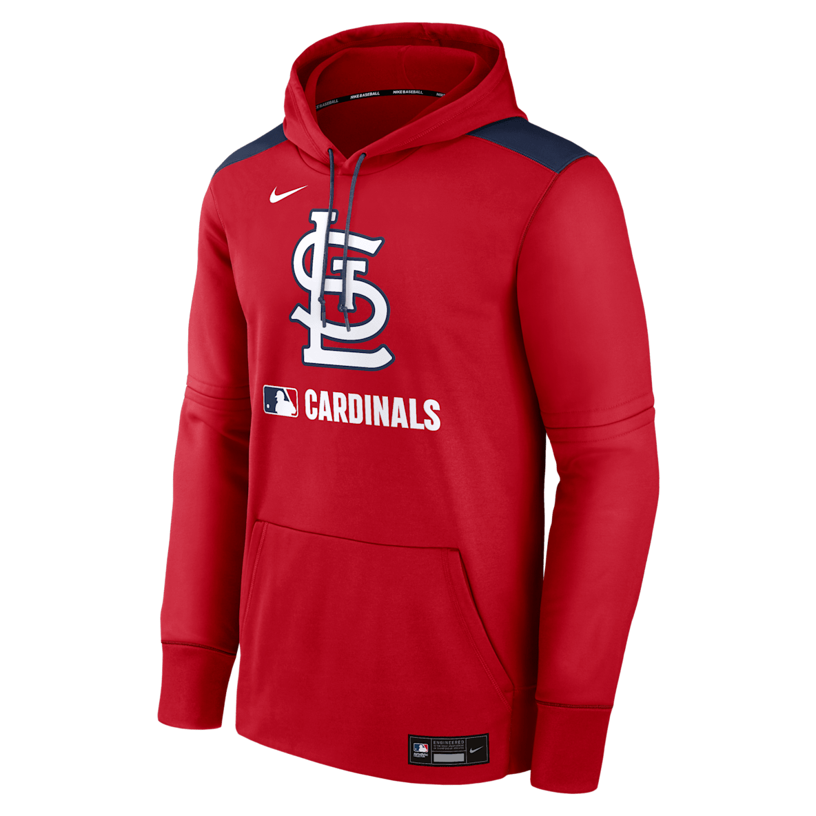 St. Louis Cardinals Authentic Collection St. Louis Cardinals Authentic Collection Men's Nike Therma MLB Pullover Hoodie