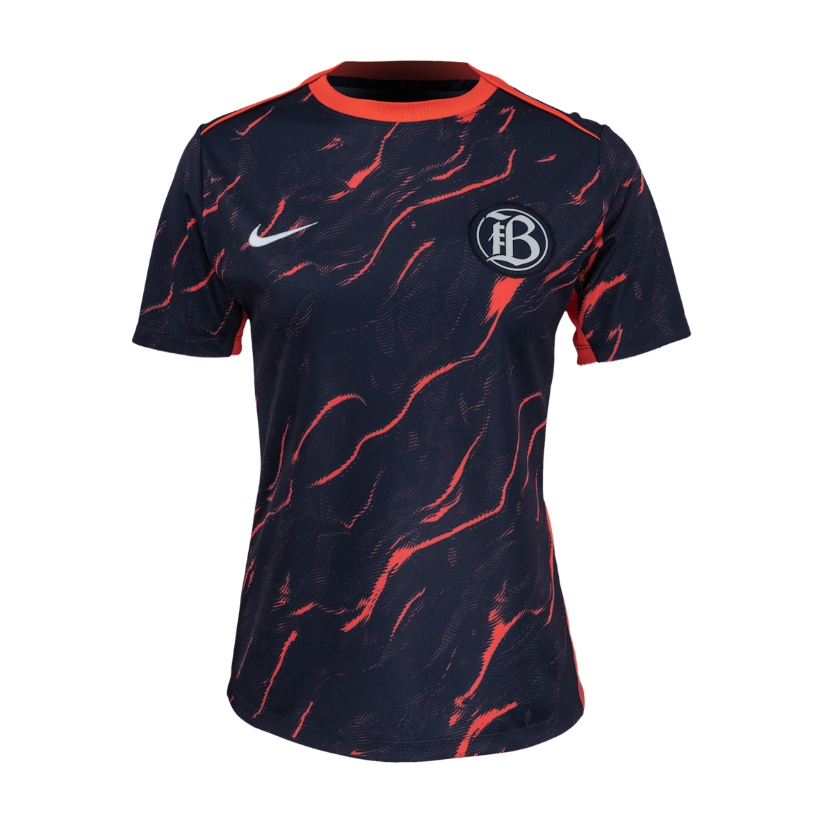 Bay FC 2025 Bay FC 2025 Women's Nike NWSL Short-Sleeve Pre-Match Top