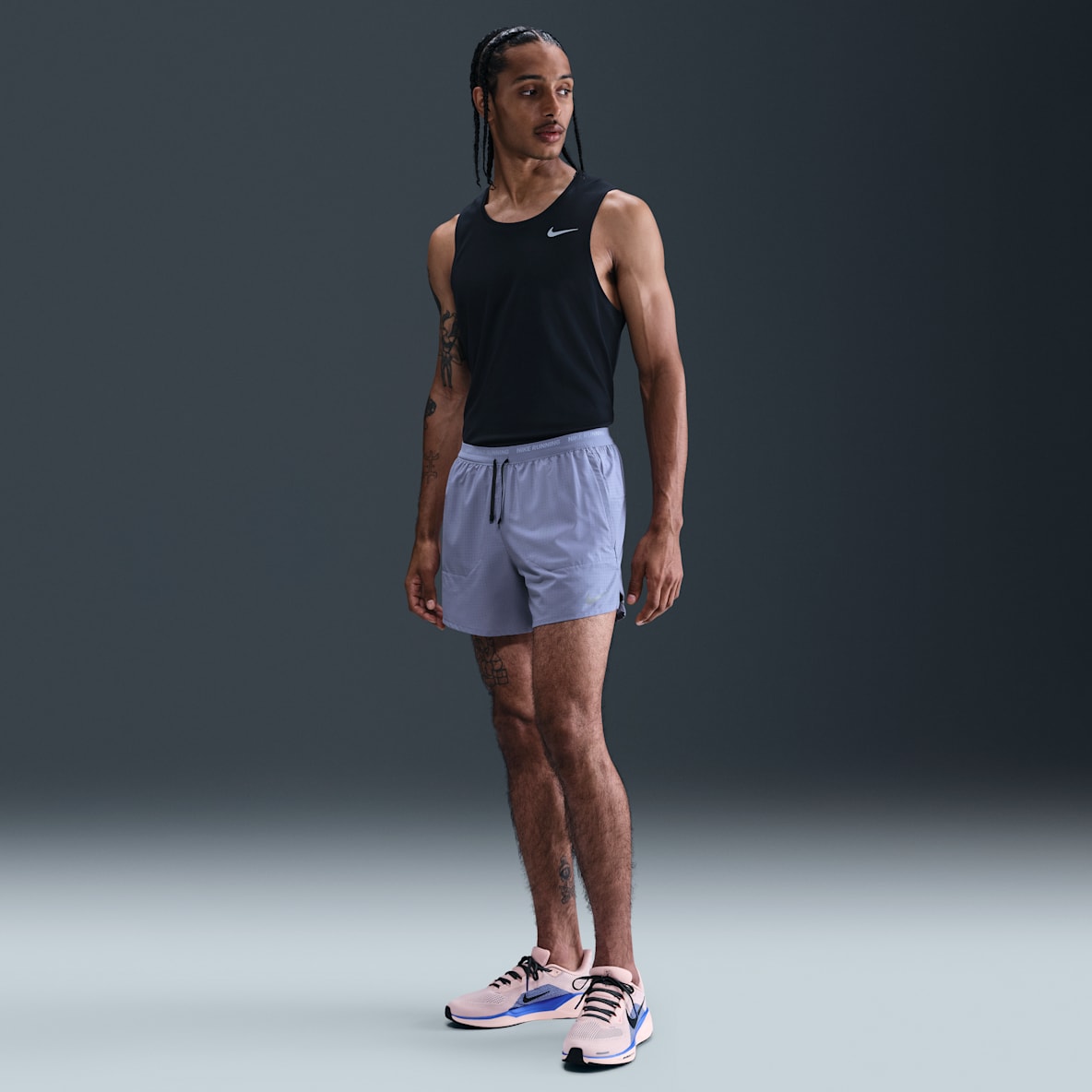 Nike Stride Nike Stride Shorts de correr Dri-FIT de 13 cm con forro de ropa interior perforados para hombre