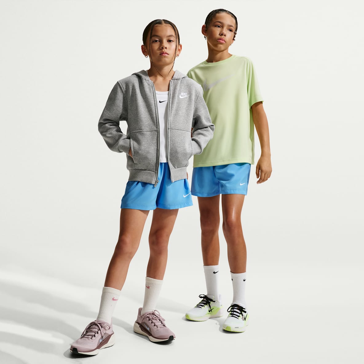 Nike Multi Shorts de tejido Woven Dri-FIT de 10 cm para niños talla grande